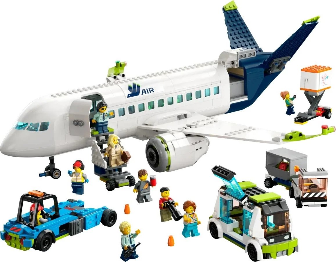 Set ndërtimi Lego CITY 60367 Avion pasagjerësh