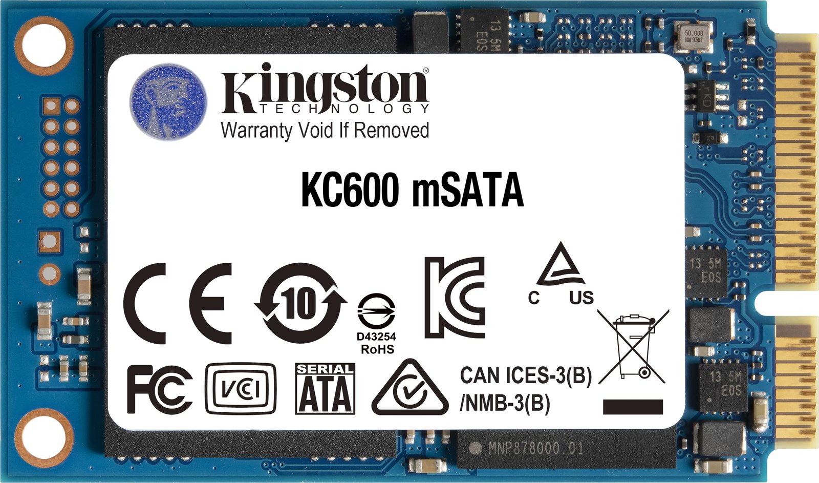 SSD Kingston KC600 1024G, mSATA