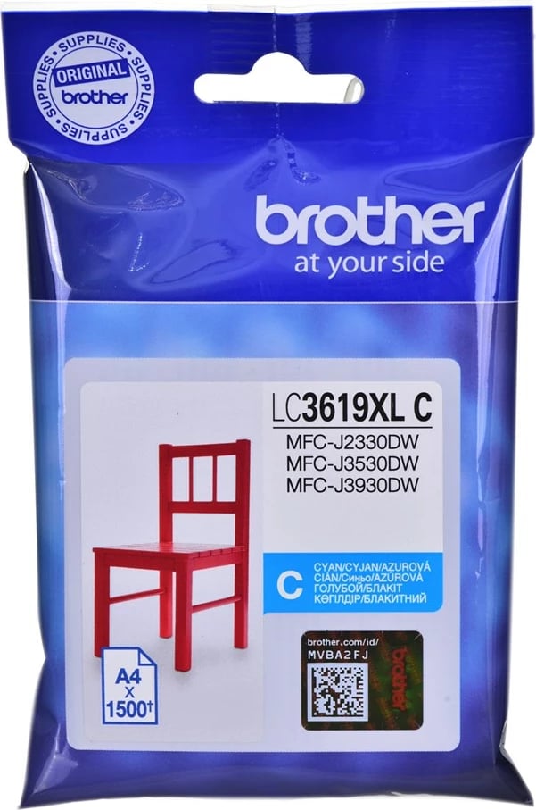 Ngjyrë LC-3619XLC për printer Brother, e kaltër