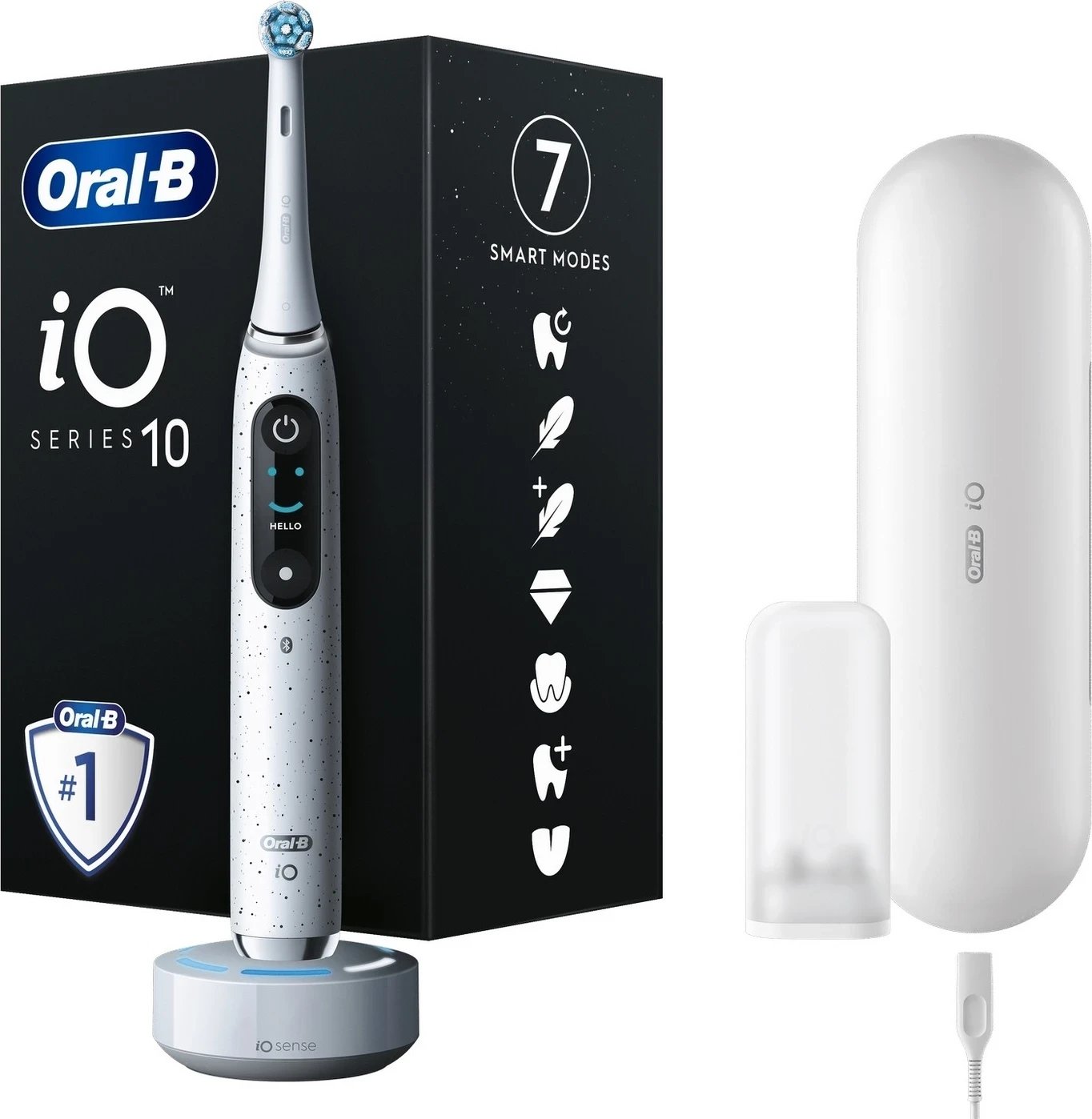 Furçë dhëmbësh elektrike Oral-B iO Series 10, e bardhë