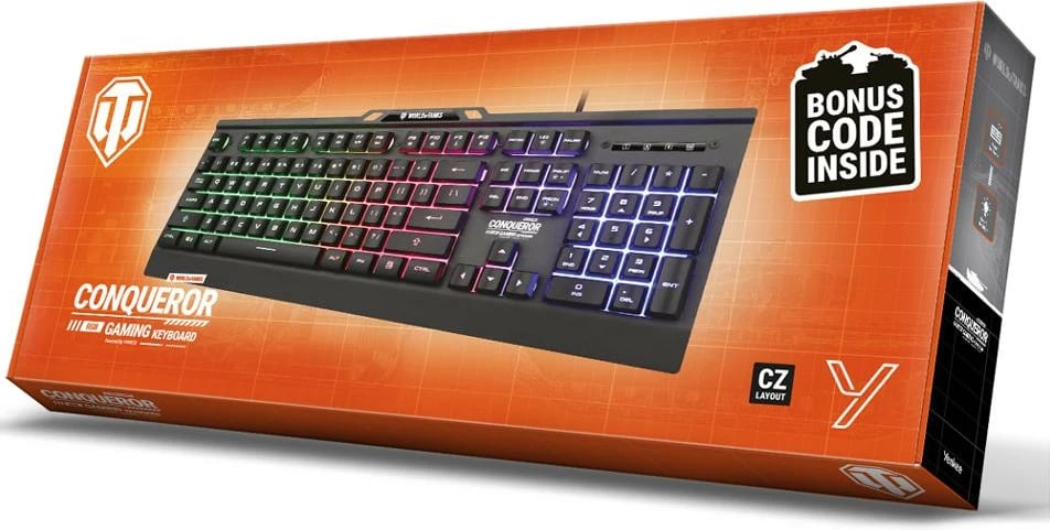 Tastierë Gaming Yenkee YKB WT200US CONQUEROR (Membrane, US Layout)