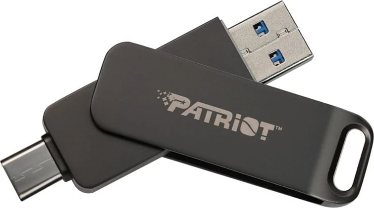 Flashdrive Patriot Rage R550, 64GB, USB A+C, E zezë