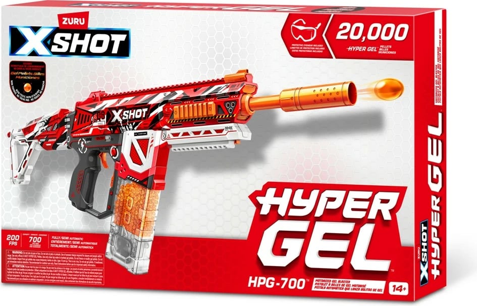 Lançues Zuru X-Shot Hyper Gel HPG-70, Multikolor