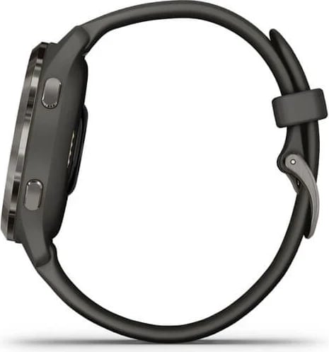 Orë inteligjente Garmin Venu 2S, ngjyrë grafiti dhe e zezë