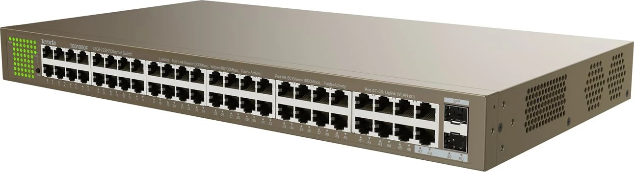 Switch Tenda TEG1050F, Gigabit Ethernet, Gri