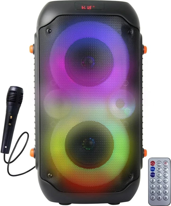 Boks portativ Esperanza EP156 BT FM LED RGB KARAOKE, 20W, i zi