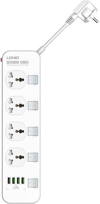 Prizë e rrymës Ldnio 5 AC Outlets Universal Power Strip