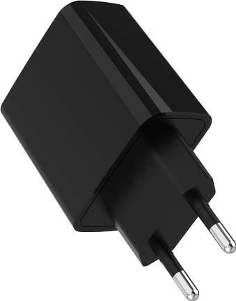 Karikues rrjeti Gembird PD USB QC3.0 Type-C 20W, i zi