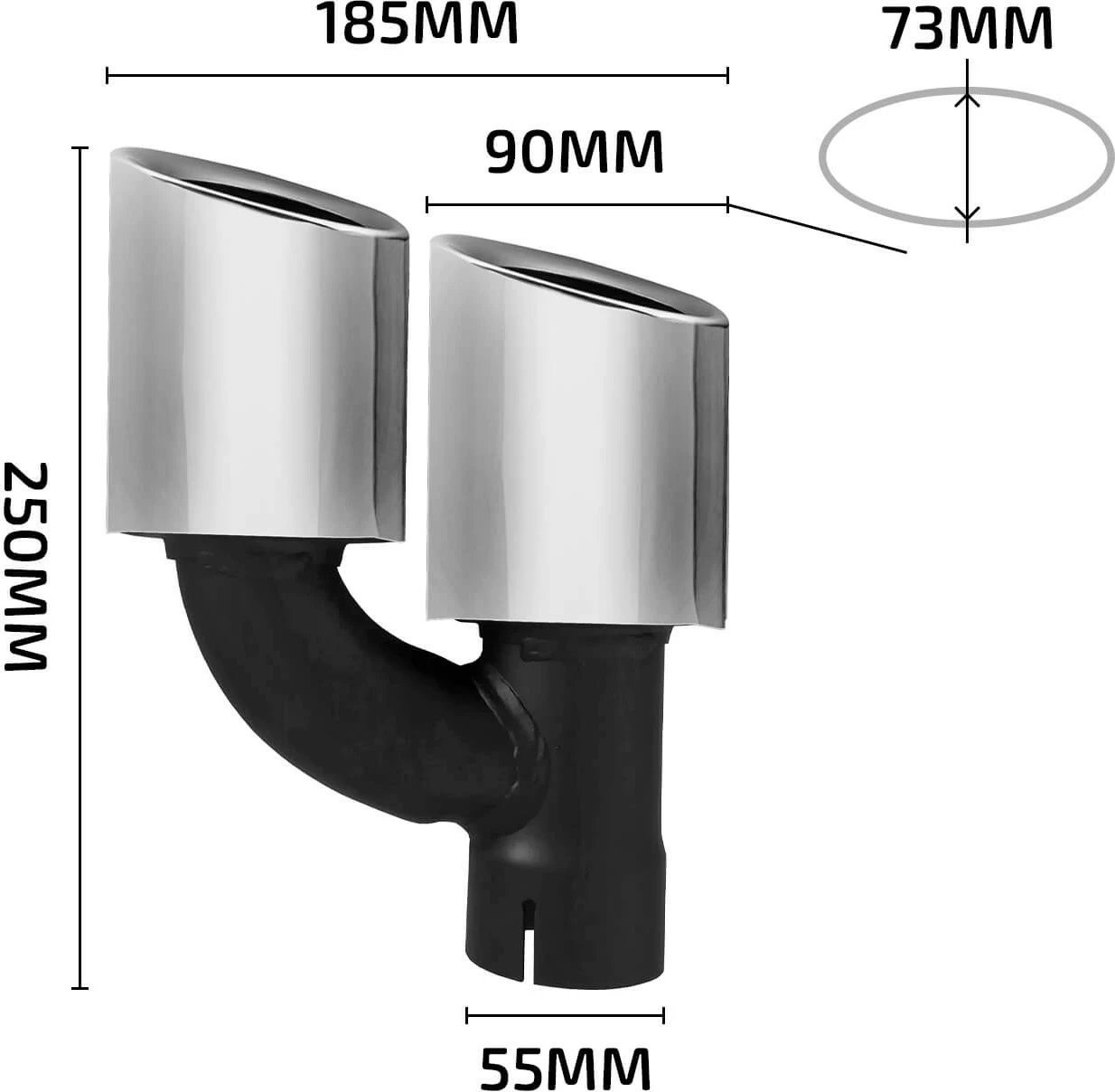 Auspuh 2 dalje AUDI A4, A5, A6, A7