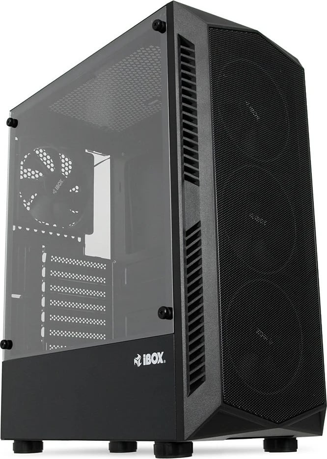 Kasë I-BOX LUPUS 27 Midi Tower ATX, e zezë