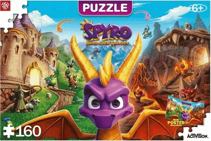 Puzzle Good Loot Kids Spyro Reignited Trilogy, 160 pjesë, Shumëngjyrësh