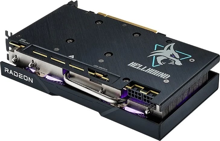 Kartë Grafike PowerColor Hellhound Radeon RX 7600 XT, AMD 16 GB GDDR6