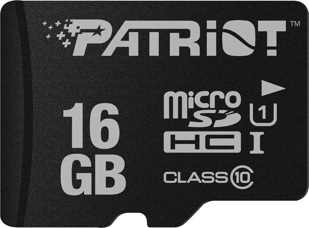 Kartë memorie Patriot LX, 16GB microSDHC Class 10 UHS-I