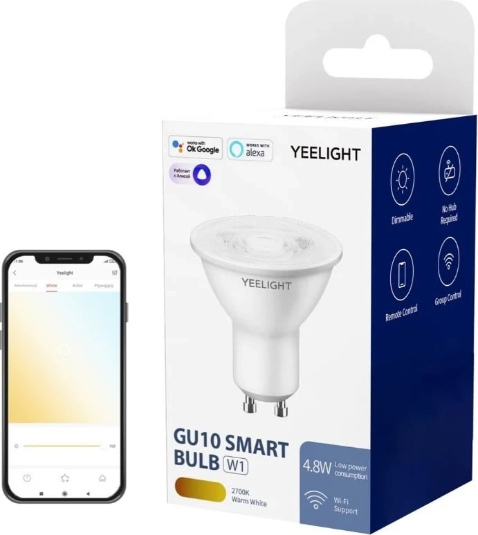 Llambë LED Yeelight GU10 W1, Dimmable