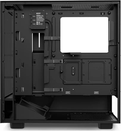 Kasë NZXT H5 Elite, midi Tower, 1 x USB 3.1, 1 x USB-C 3.1, audio, e zezë