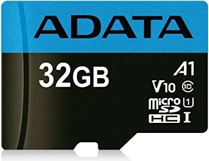 Kartë kujtese ADATA Premier microSDHC 32GB 100R/25W UHS-I Class 10 A1 V10 + Adapter