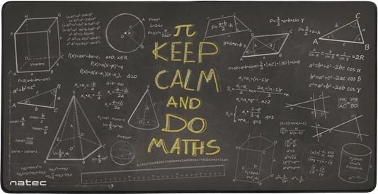 Mauspad Natec Maths, 800x400mm, i zi