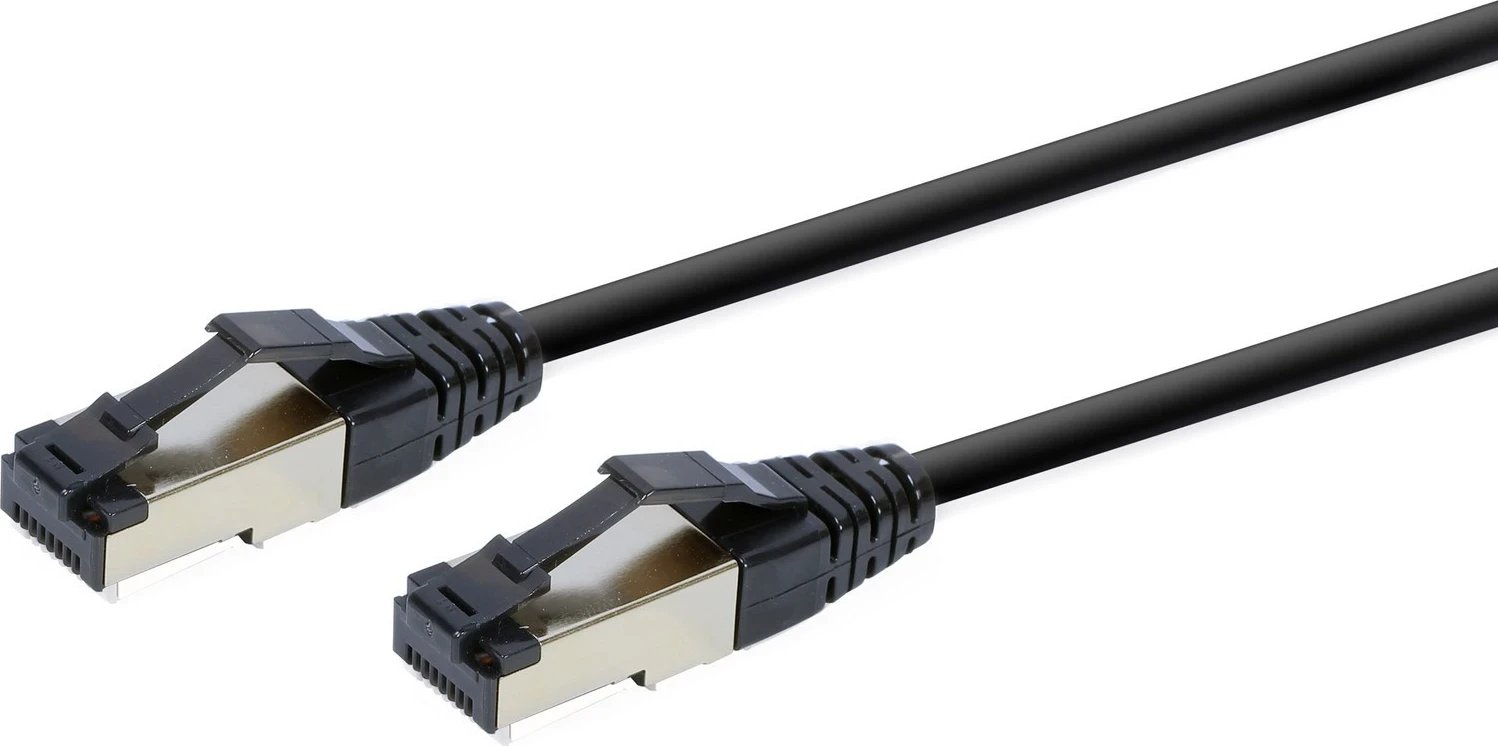 Kabllo Gembird RJ45-RJ45 S / FTP cat.8, 10m, e zezë