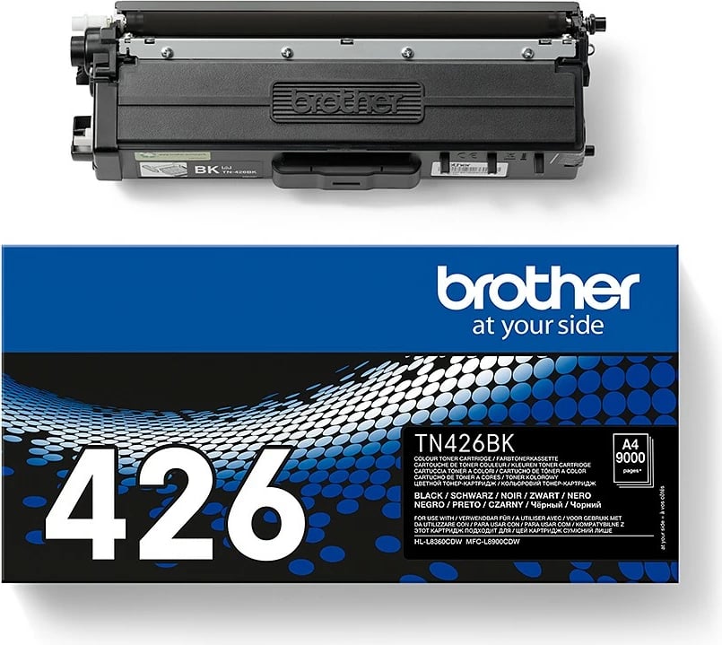 Toner Brother TN-426BK, 9000 faqe, 1 copë, E zezë