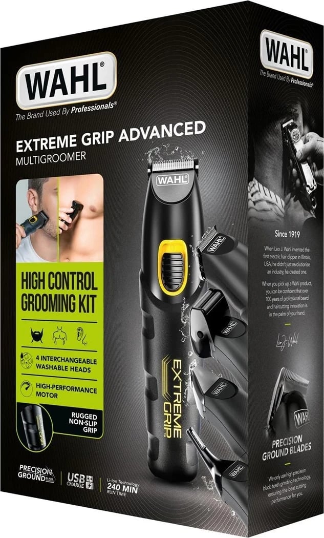 Trimer mjekre WAHL Extreme Grip Advan. 09893.0460, i zi