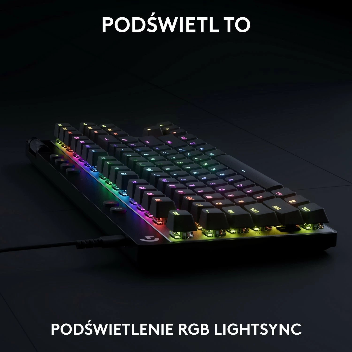 Tastierë Logitech G Pro X TKL Rapid, RGB, e zezë