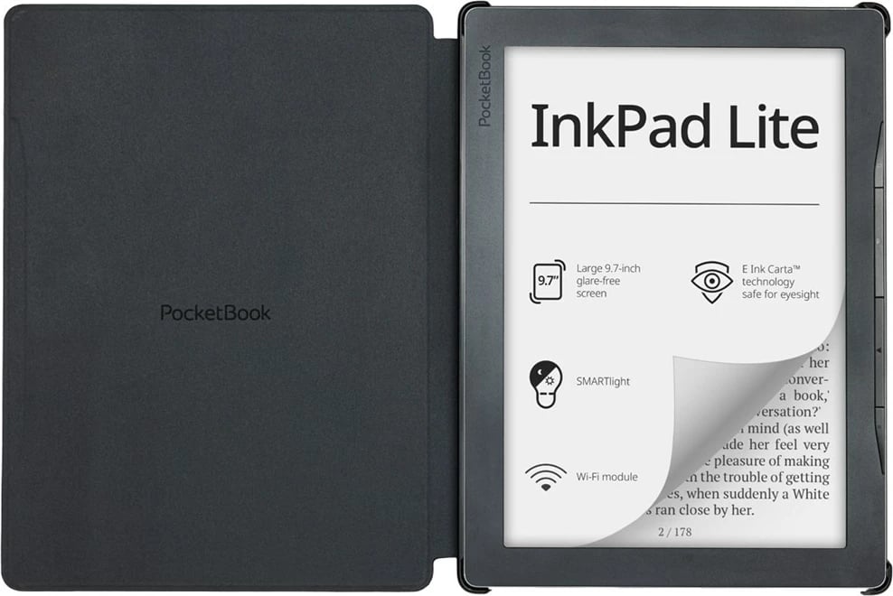Këllëf për PocketBook InkPad Lite, i zi 