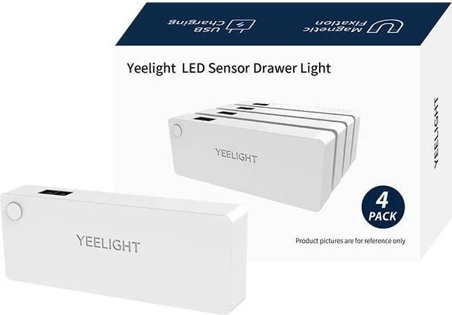 Dritat sensor për sirtar Yeelight, 4 copë, të bardha