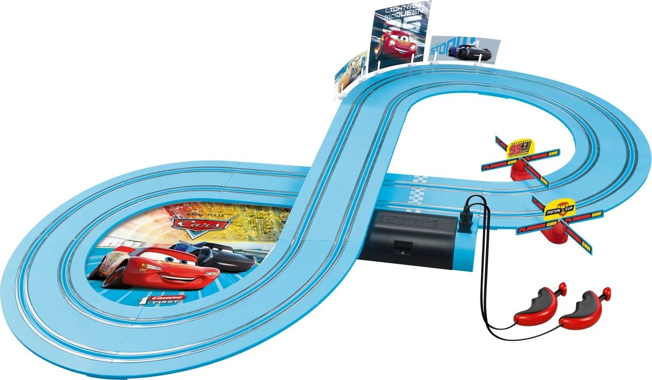 Makina lodër Carrera Pixar Cars - Power Duel, 3 vjet, Shumëngjyrëshe