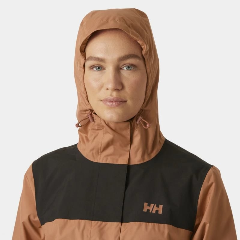 Jakne Helly Hansen për femra, kafe dhe portokalli