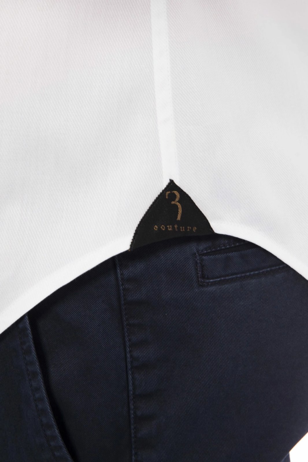 Këmishë për meshkuj Billionaire Italian Couture, e bardhë 