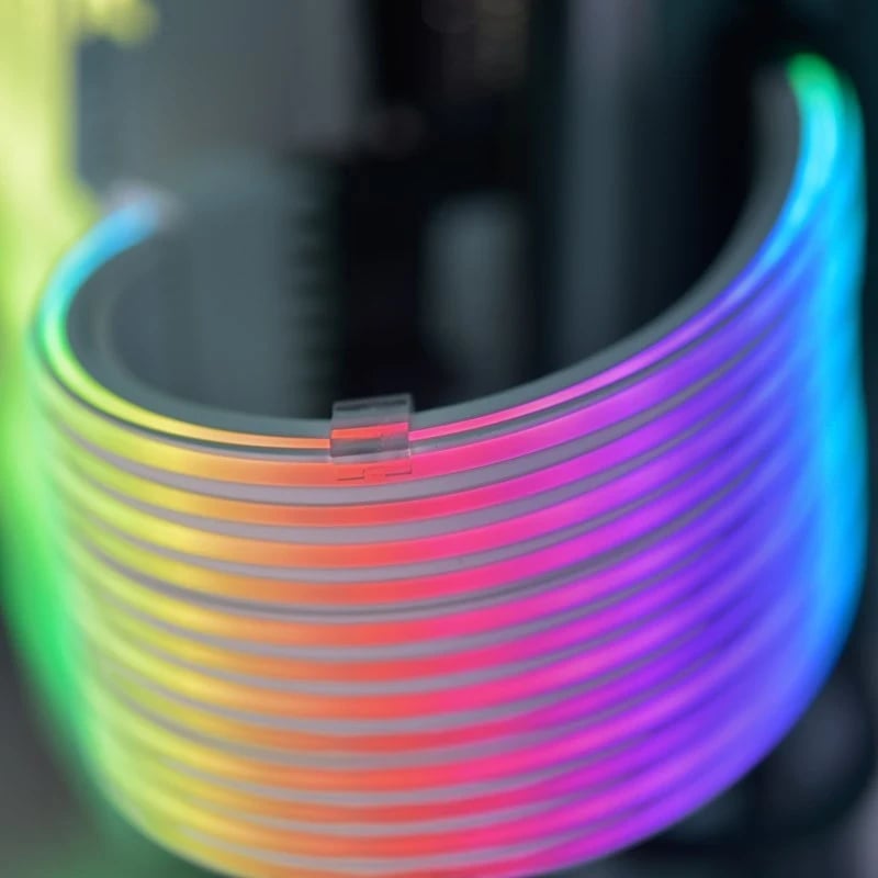 Kabllo VGA RGB Lian Li Strimer Plus V2, Triple 8-Pin, e bardhë e zi