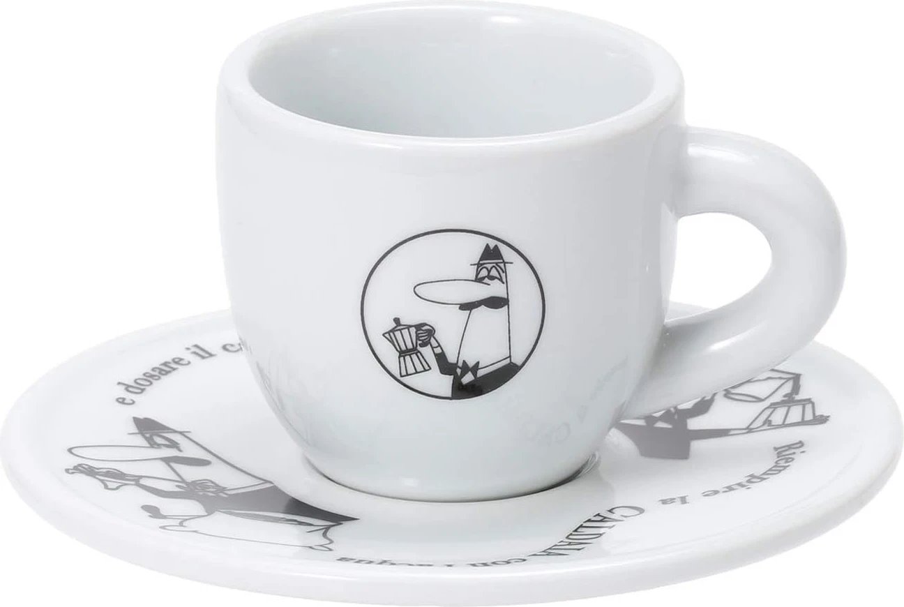 Set filxhanësh espresso BIALETTI CAROUSEL Porcelan 4x 50 ml Bardhë