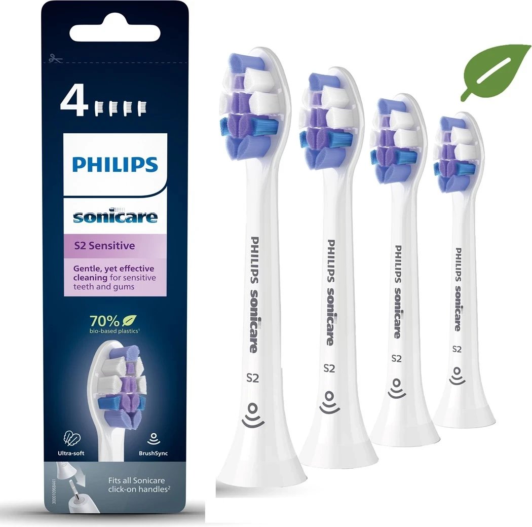 Koka brushë Philips S2 Sensitive HX6054/10, e bardhë