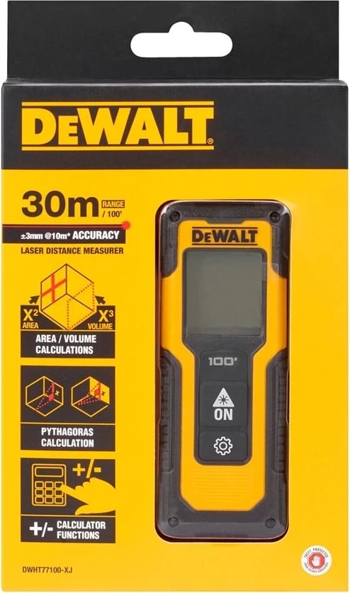 Metër distancë DeWALT DWHT77100-XJ