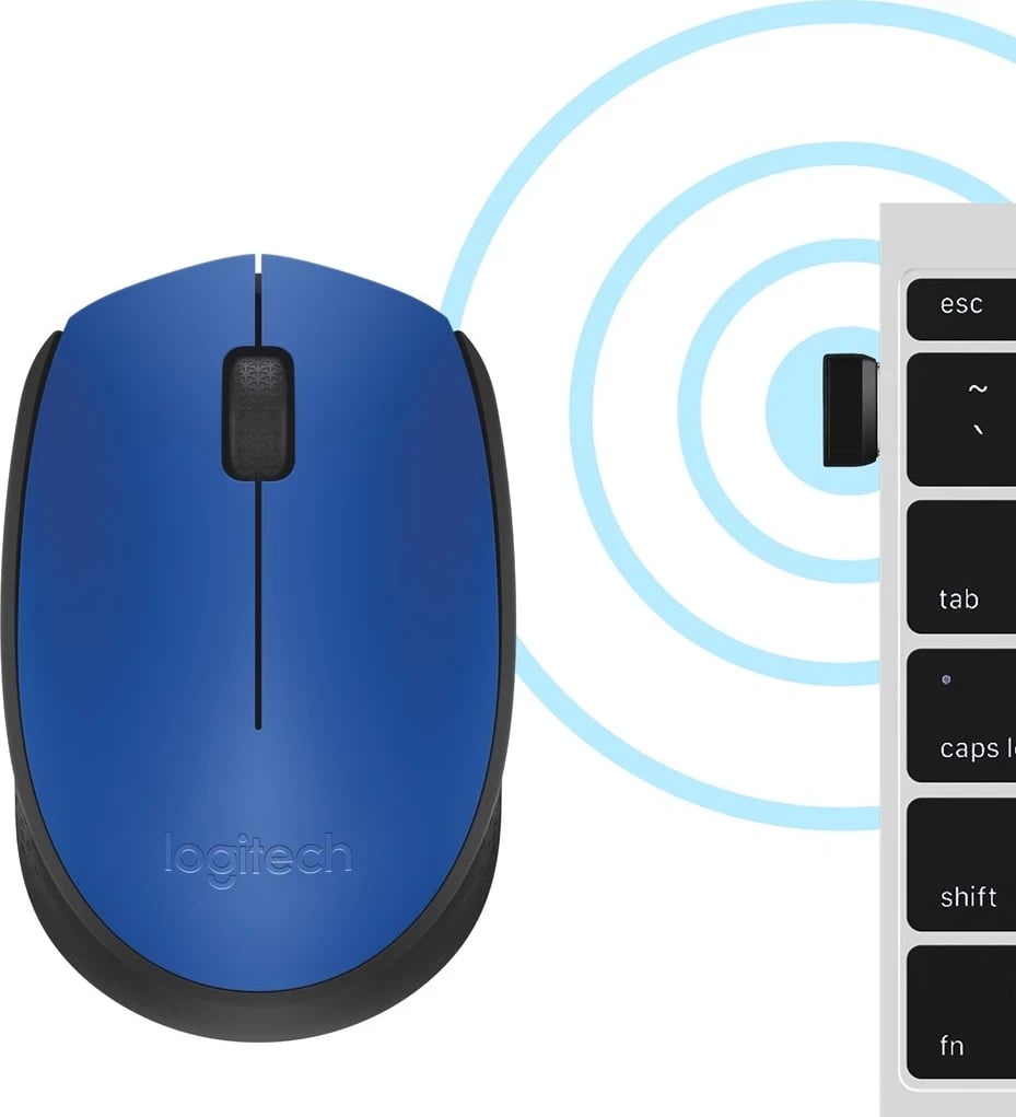 Maus pa tel Logitech M170, blu