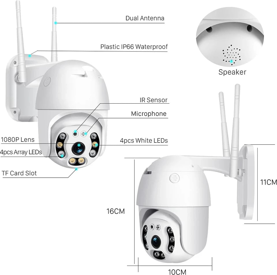 Kamerë 4MP Wi-Fi