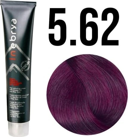 Ngjyrë për flokë Inebrya 5/62, e kuqe/vjollce, 100ml