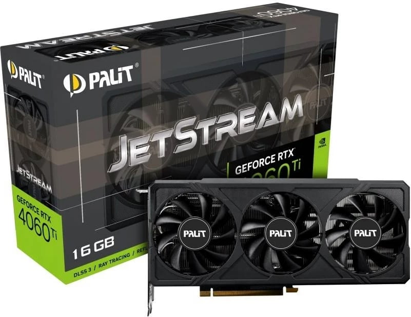 Kartelë grafike Palit RTX 4060 Ti 16 GB e zezë