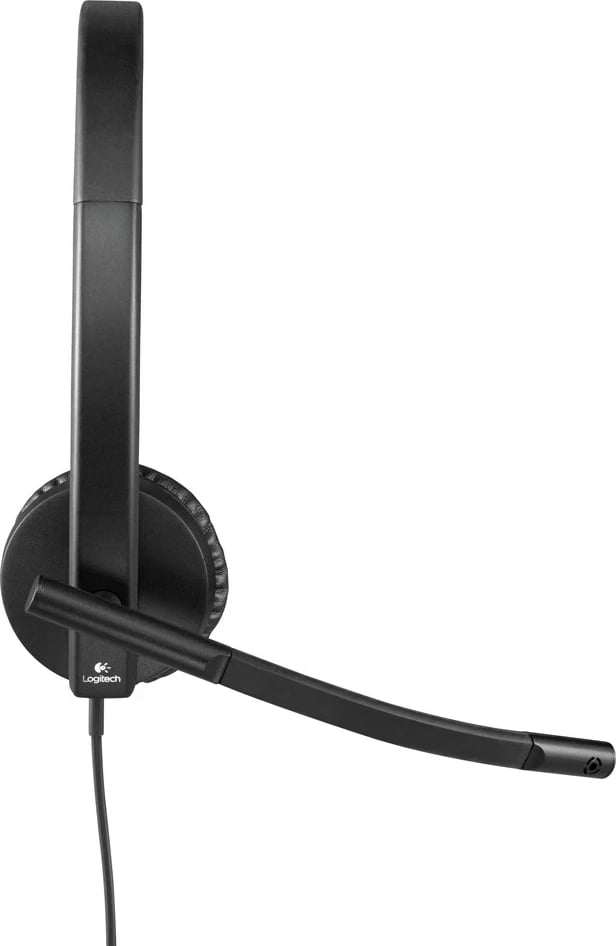 Kufje Logitech USB H570e Stereo, të zeza