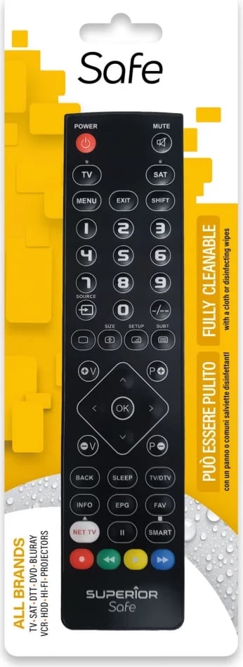 Telekomandë Superior Electronics Slim Safe 2in1, e zezë