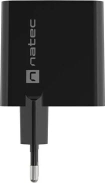 Karikues NATEC RIBERA GAN 1x USB-A + 1x USB-C 45W, i zi