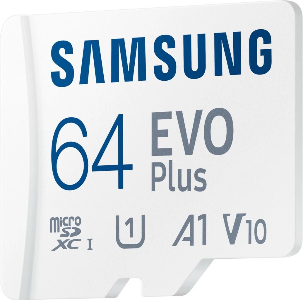 Kartelë memorie Samsung MB-MC64S, 64 GB, MicroSDXC, UHS-I, 160 MB/s, e bardhë