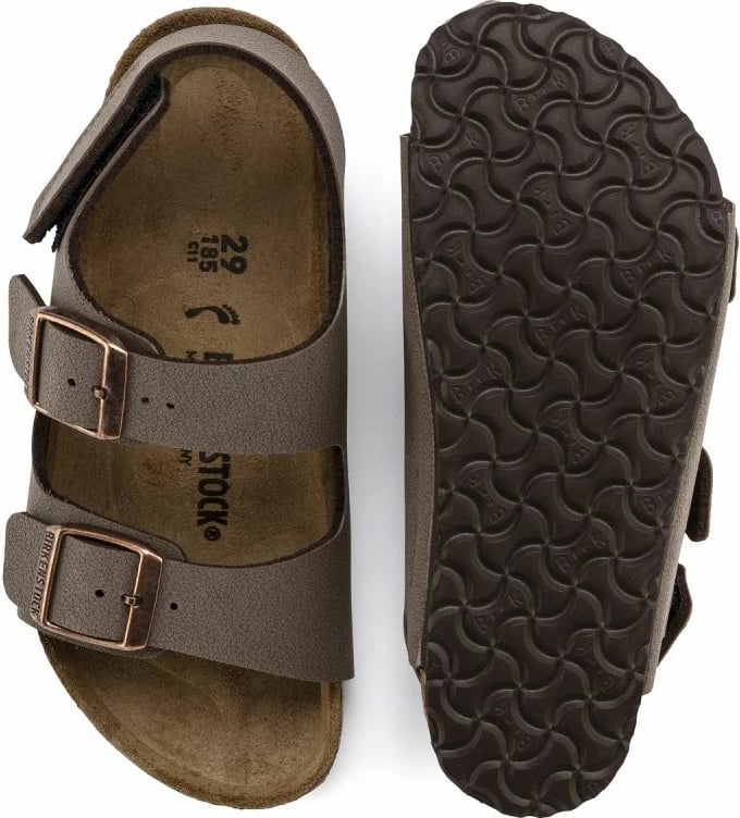 Sandale Birkenstock femra dhe fëmijë, kafe/bezhë