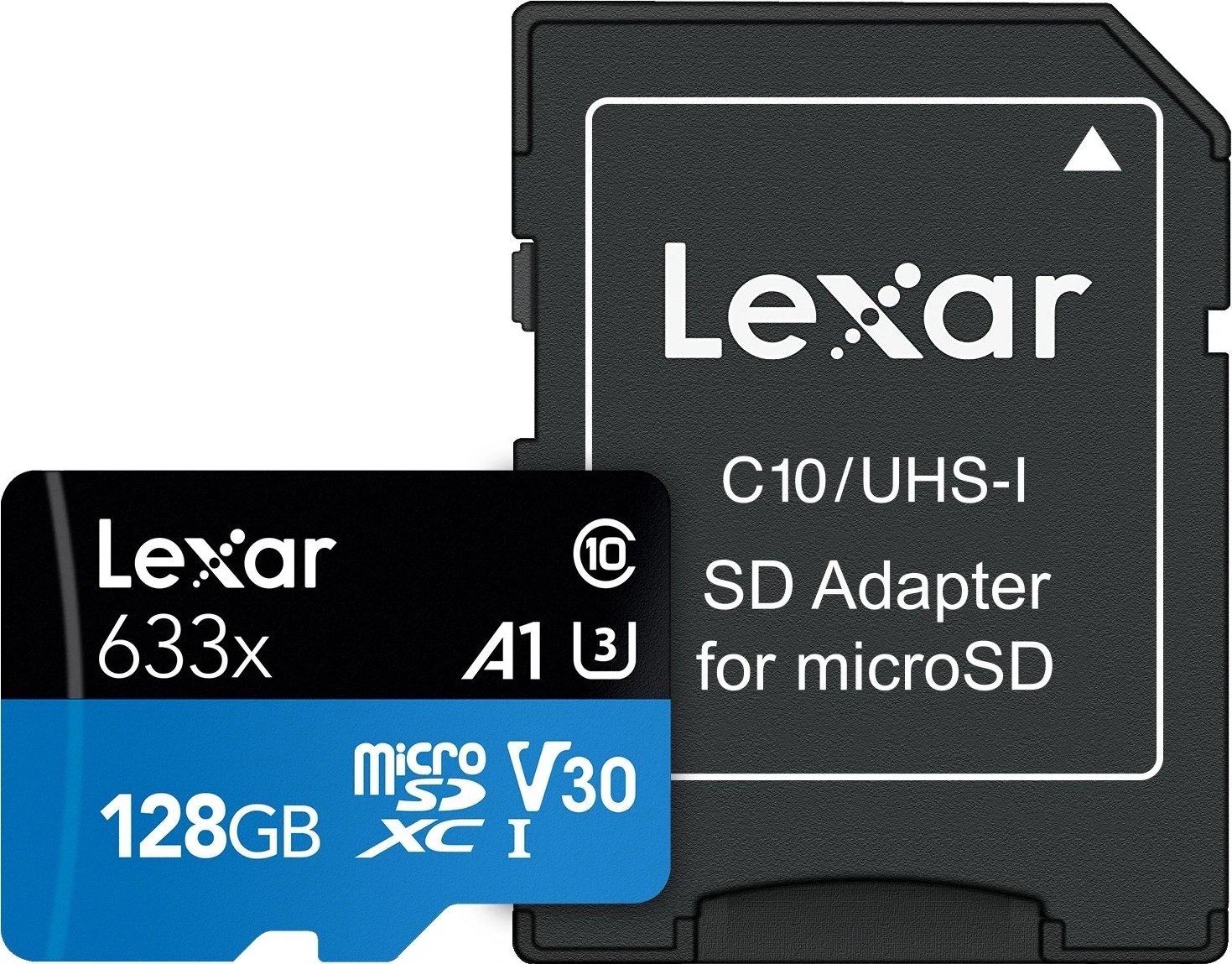 Kartelë memorje Lexar 128GB microSDXC, Performancë e Lartë 633x, UHS-I C10 A1 V30 U3