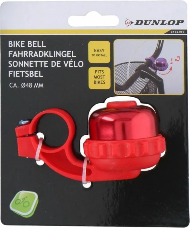 Bilbil për bicikleta Dunlop, i kuq