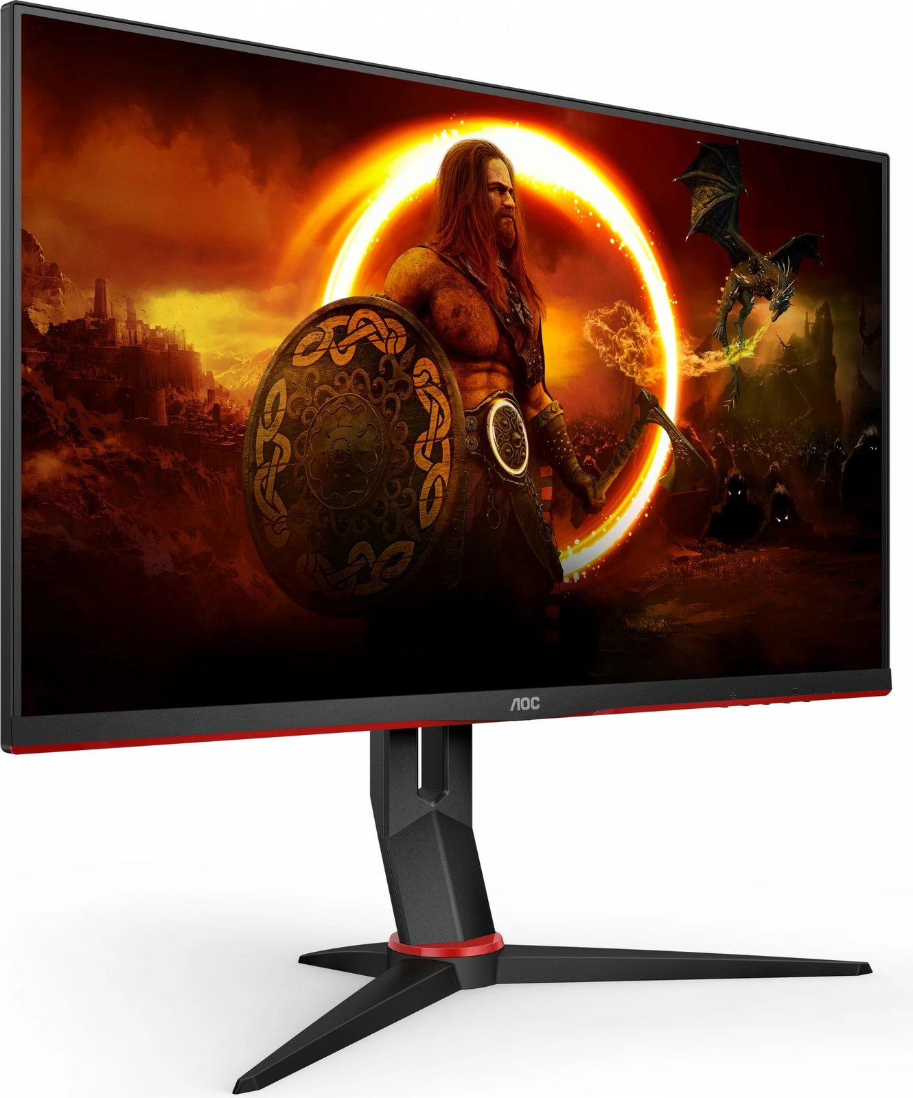 Monitor gaming AOC Q27G2U/BK, 27", 2560 x 1440 pixels, LED, 1 ms, i zi, i kuq