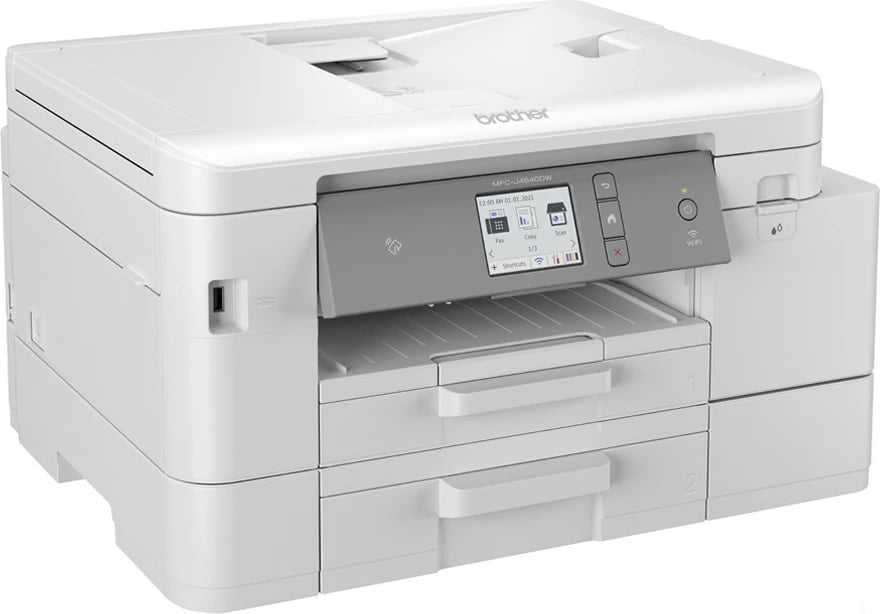 Printer Brother MFC-J4540DW, Inkjet, Ngjyrë, 4800 x 1200 DPI, A4, Printim Direkt, Bardhë