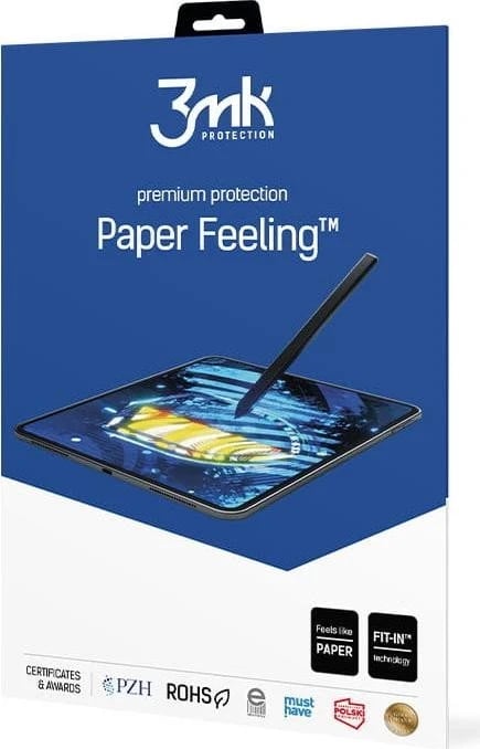 Folie mbrojtëse 3MK Paper Feeling për Apple iPad Air 13", transparente