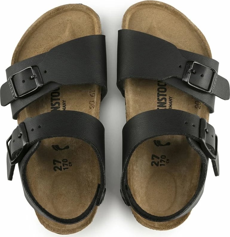 Sandale Birkenstock për fëmijë, të zeza