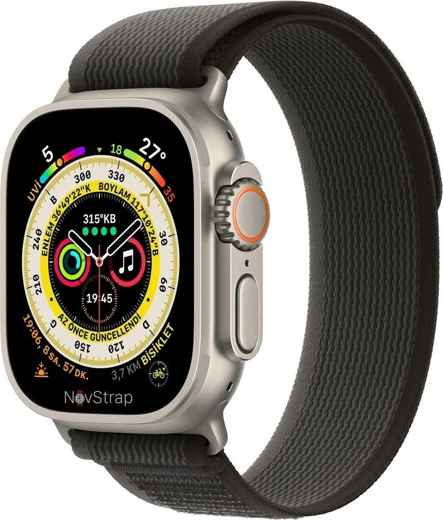 Rrip për Apple Watch Megafox Teknoloji KRD-77, gri-mavi